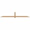 Ekena Millwork Eugene Smooth Timber Gable Bracket, Western Red Cedar, 108"W x 18"H x 1 1/2"D x 3 1/2"F, 4/12 Pitch GBW108X18X0204EUG00SWR - alternate 1